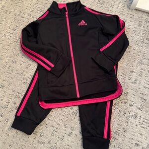 Adidas Pink and Black Jacket